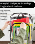 17" Clair Clear Backpack