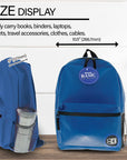 16" Blue Basic Backpack