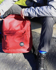 16" Lime Green Basic Backpack
