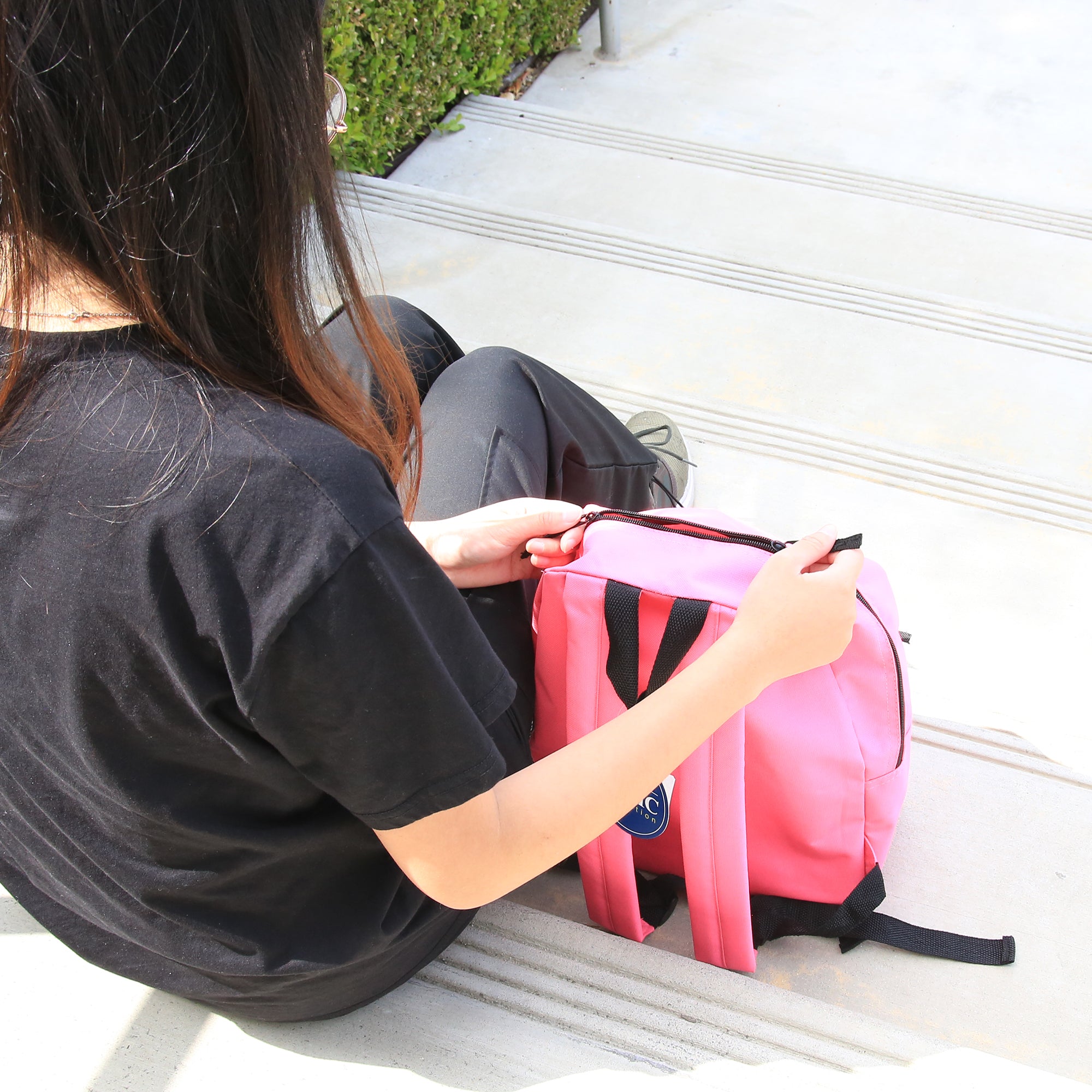 16" Fuchsia Basic Backpack