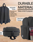 17" Black Classic Backpack