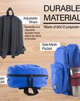 17" Blue Classic Backpack