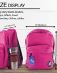 17" Fuchsia Classic Backpack