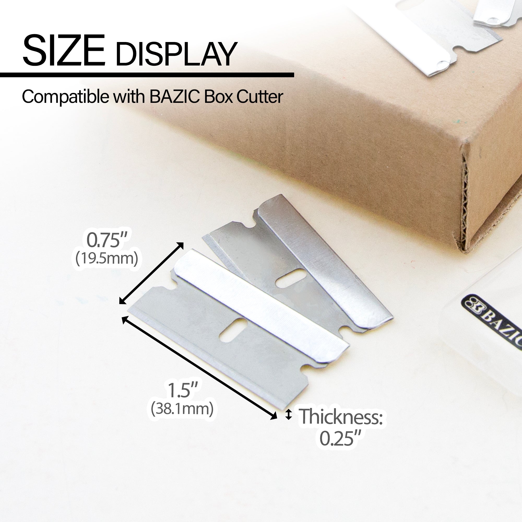 Razor Replacement Blade with Tube (8/Tube)