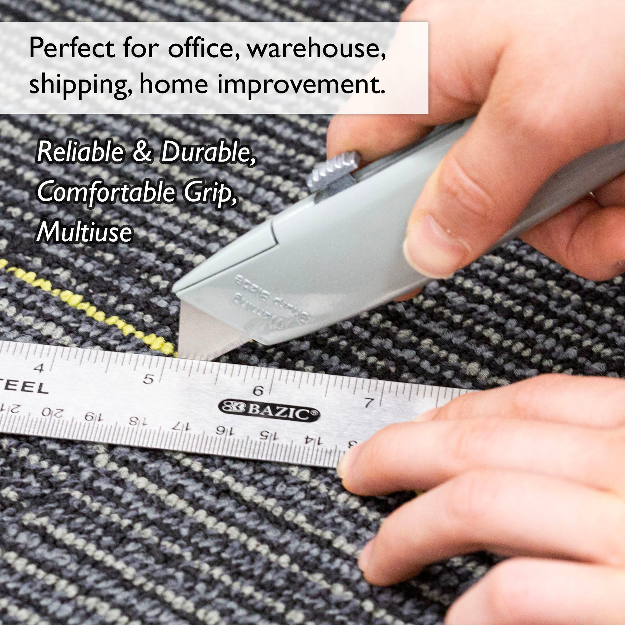 Utility Knife Replacement Blade with tube (8/Tube)