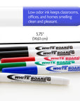 Assorted Colors Fine Tip Dry-Erase Markers (4/Pack)