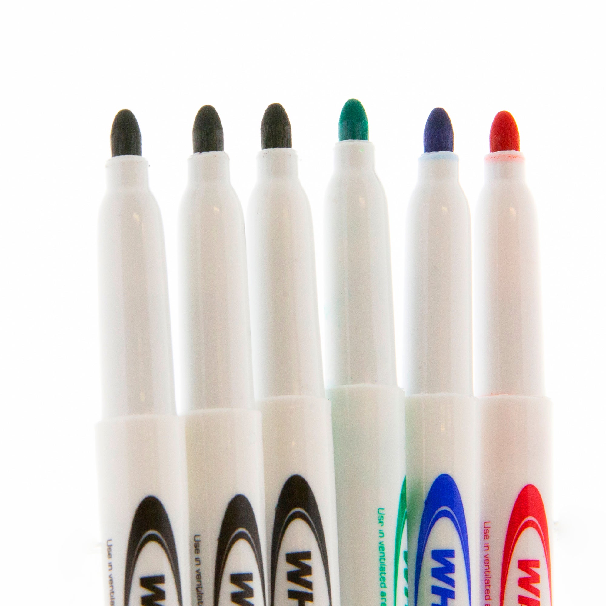 Assorted Colors Fine Tip Dry-Erase Markers (4/Pack)