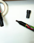 8 mm Jumbo Chisel Tip Permanent Markers (2/Pack)