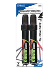 8 mm Jumbo Chisel Tip Permanent Markers (2/Pack)