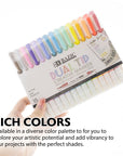 15 Colors Dual-Tip Creative Markers