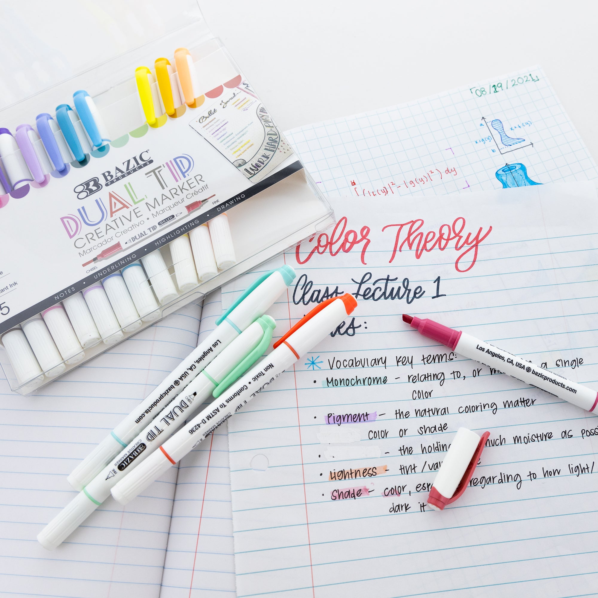 15 Colors Dual-Tip Creative Markers