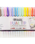 15 Colors Dual-Tip Creative Markers