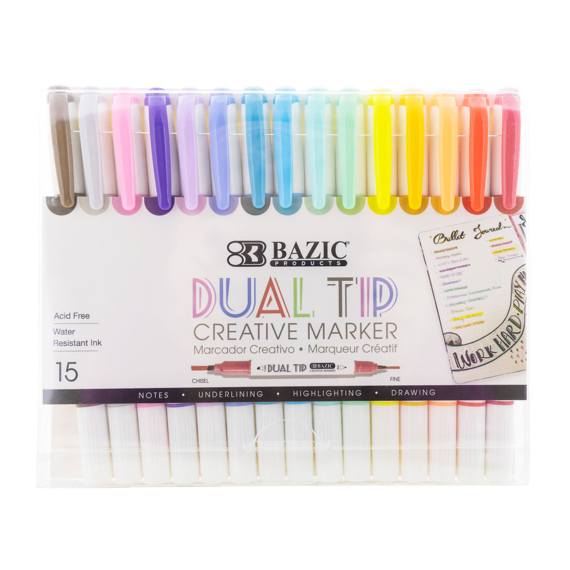 Dual Tip Creative Markers 15 Colors