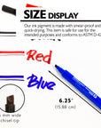 Assorted Colors Chisel Tip Jumbo Permanent Markers (3/Pk)