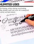Black Chisel Tip Jumbo Permanent Markers (3/Pack)