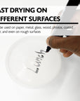 Black Chisel Tip Jumbo Permanent Markers (3/Pack)