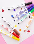 8 Colors Broad Line Jumbo Washable Markers