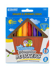 8 Colors Jumbo Triangle Washable Markers