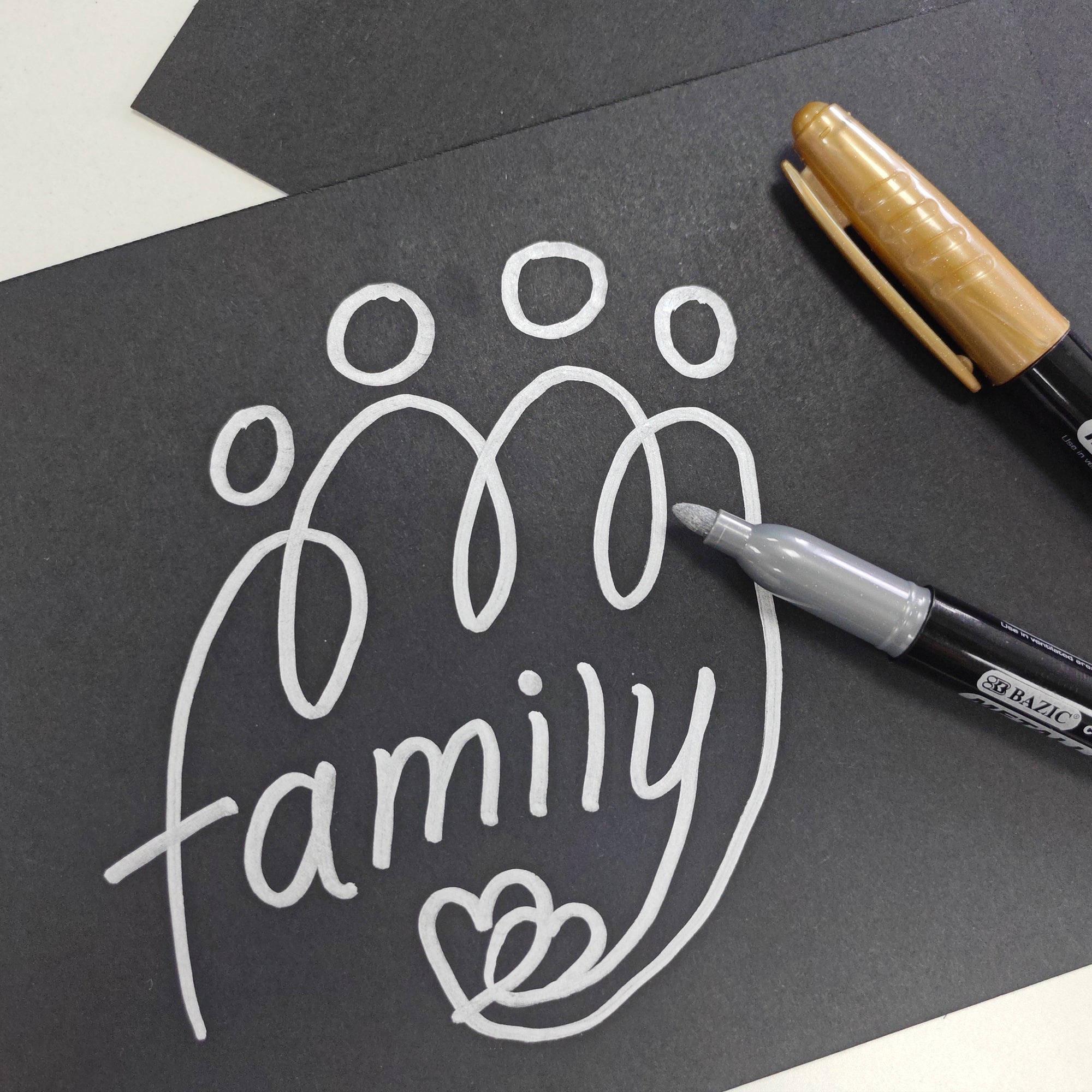 Silver & Gold Metallic Markers (2/Pack)