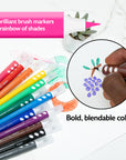 12 Colors Brush Markers