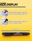Black Double-Tip Permanent Markers (2/Pack)