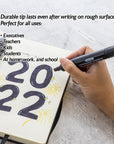 Black Double-Tip Permanent Markers (2/Pack)