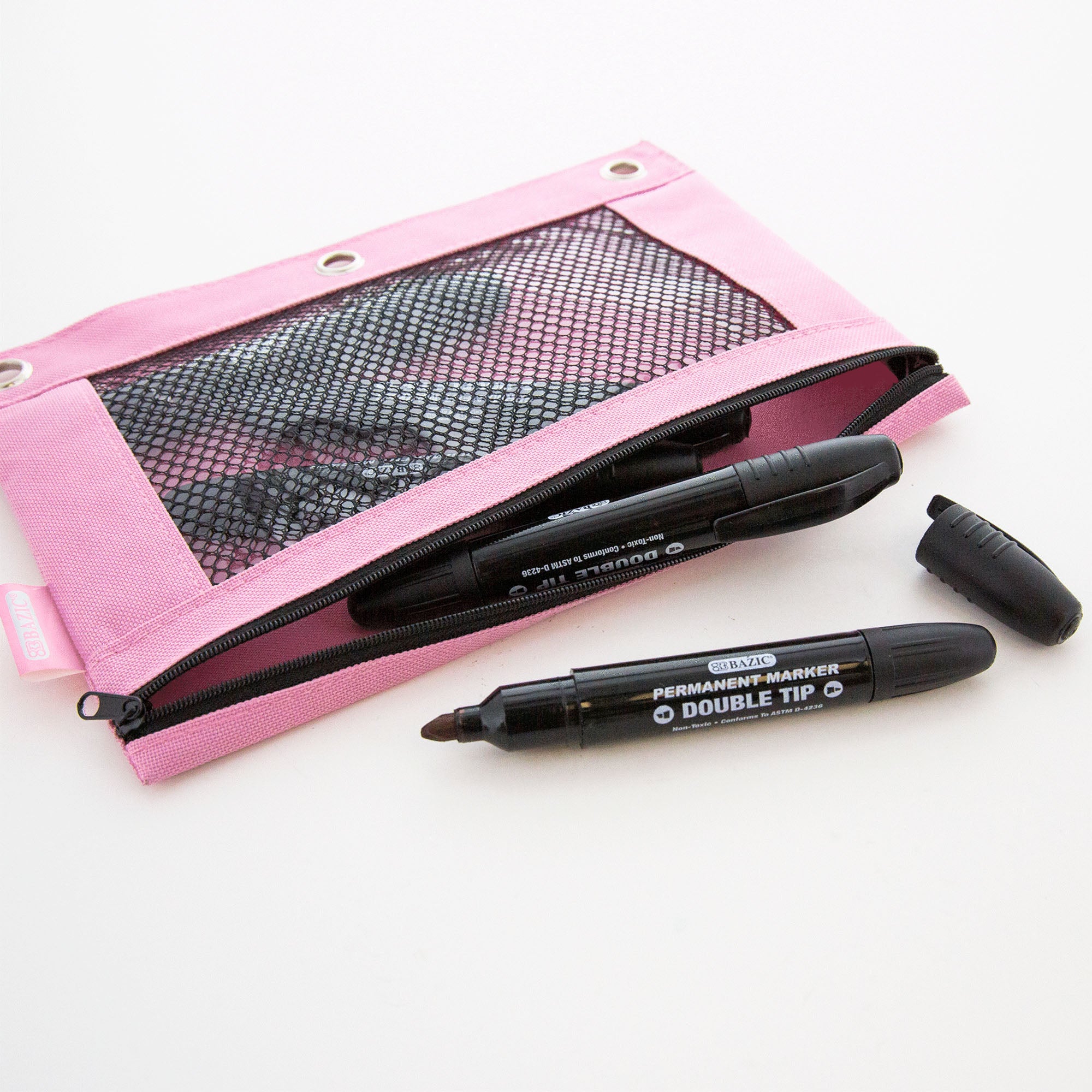 Black Double-Tip Permanent Markers (2/Pack)