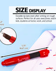 Assorted Colors Chisel Tip Jumbo Permanent Markers w/ Grip (3/Pack)