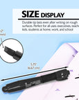 Black Chisel Tip Jumbo Permanent Markers w/ Grip (3/Pack)