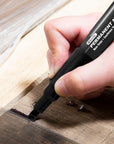 Black Chisel Tip Jumbo Permanent Markers w/ Grip (3/Pack)