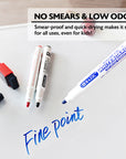 Assorted Colors Magnetic Dry-Erase Markers (3/Pack)