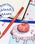 10 Colors Fine Line Washable Markers