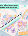 6 Pastel Colors Brush Markers