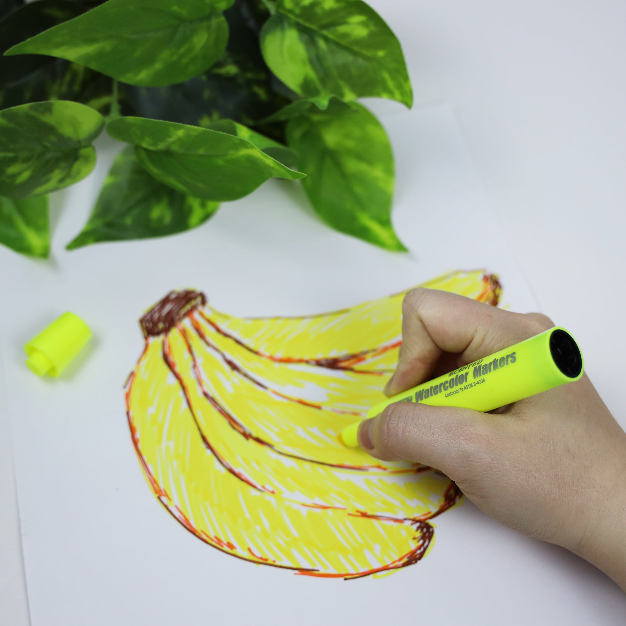 6 Colors Washable Scented Markers