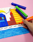 6 Colors Washable Scented Markers