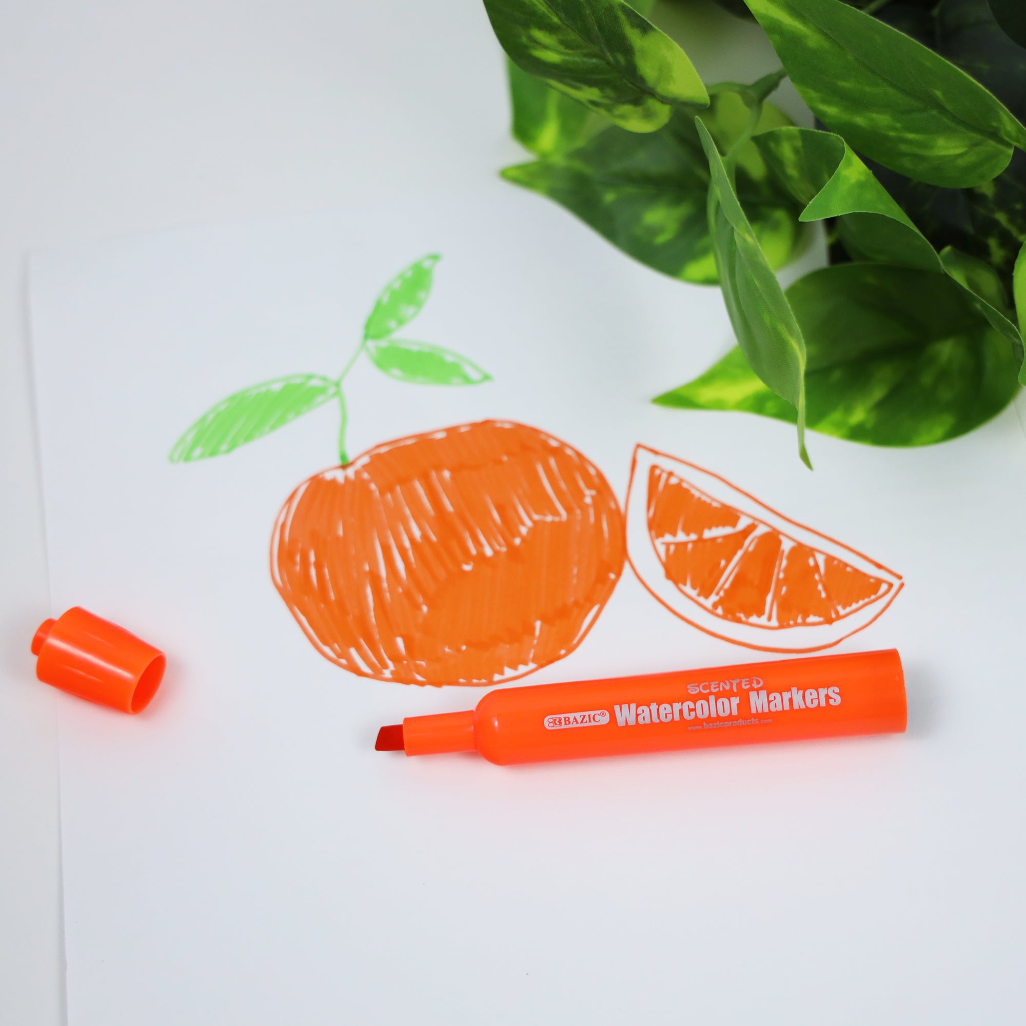 6 Colors Washable Scented Markers