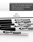 Black Fine Tip Dry-Erase Markers (12/Box)