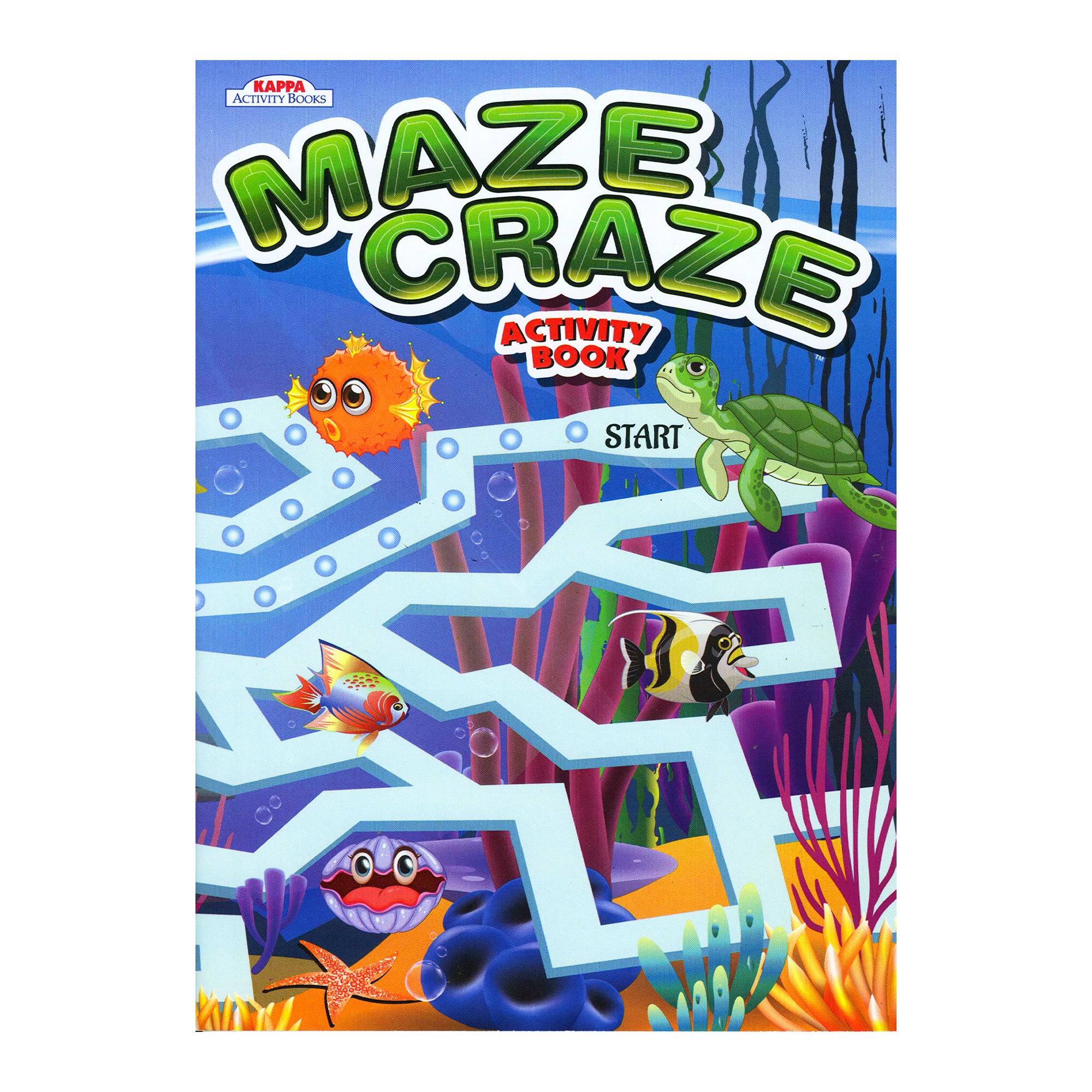 Maze Craze Activity Book, 66 Mazes – BAZIC Store