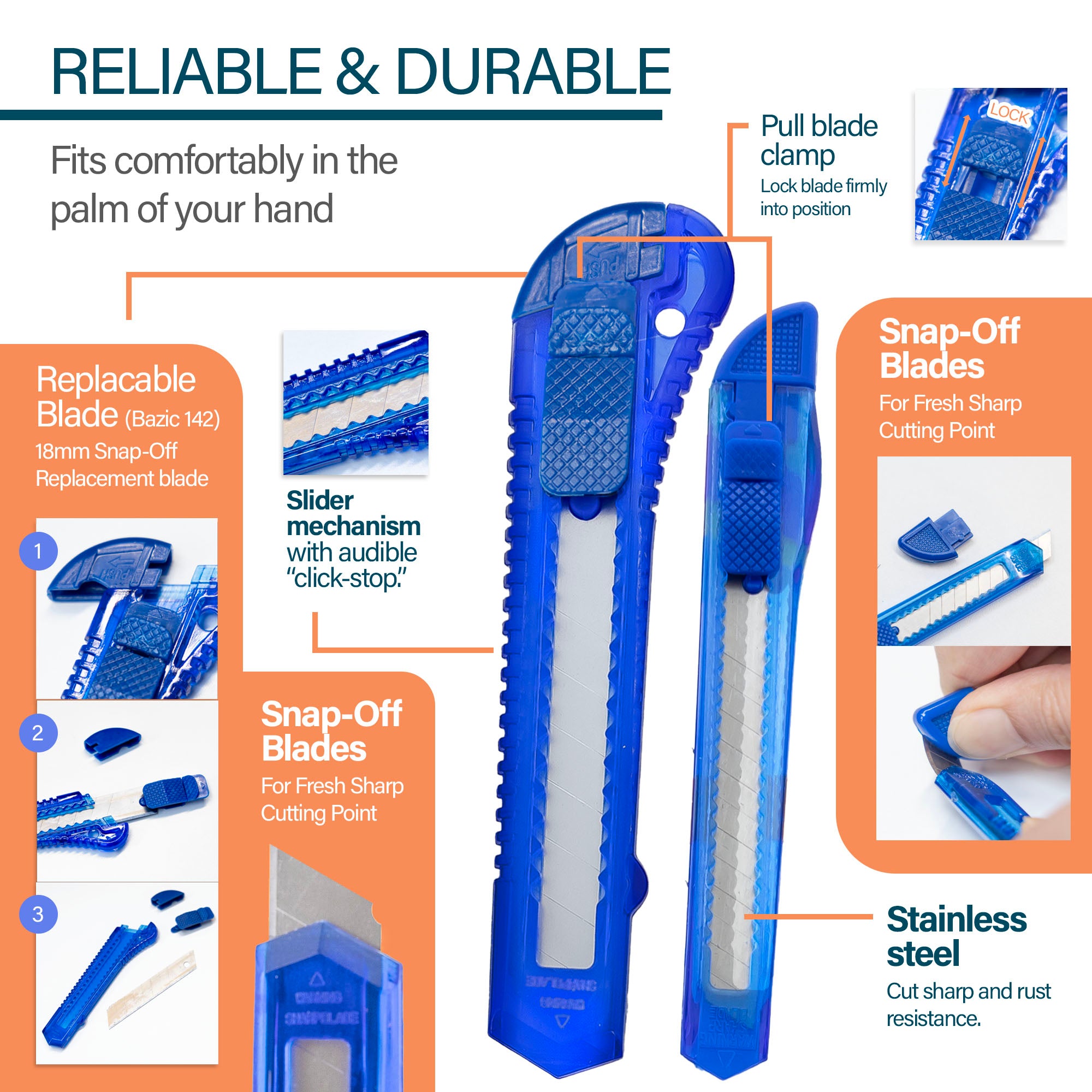 Jumbo & Mini Multipurpose Cutter (2/Pack)
