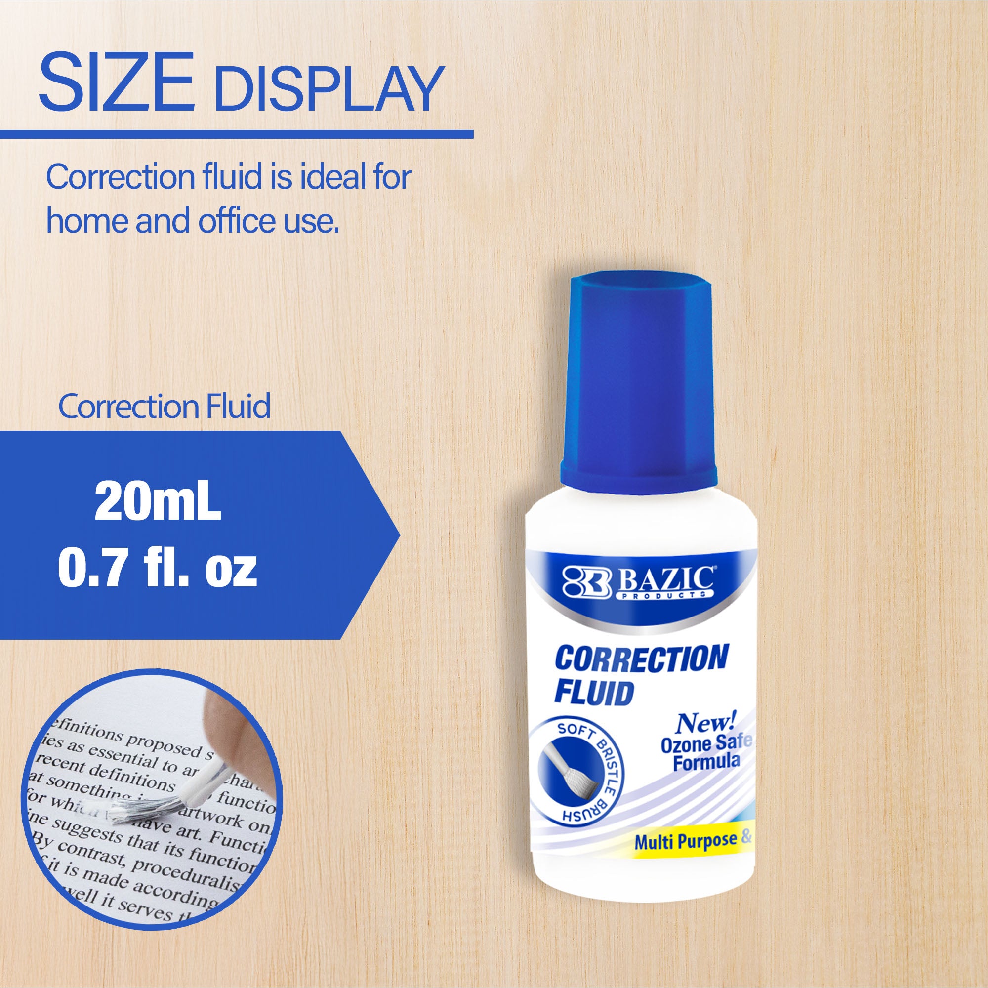 0.7 FL OZ (20 mL) Correction Fluid (2/Pack)