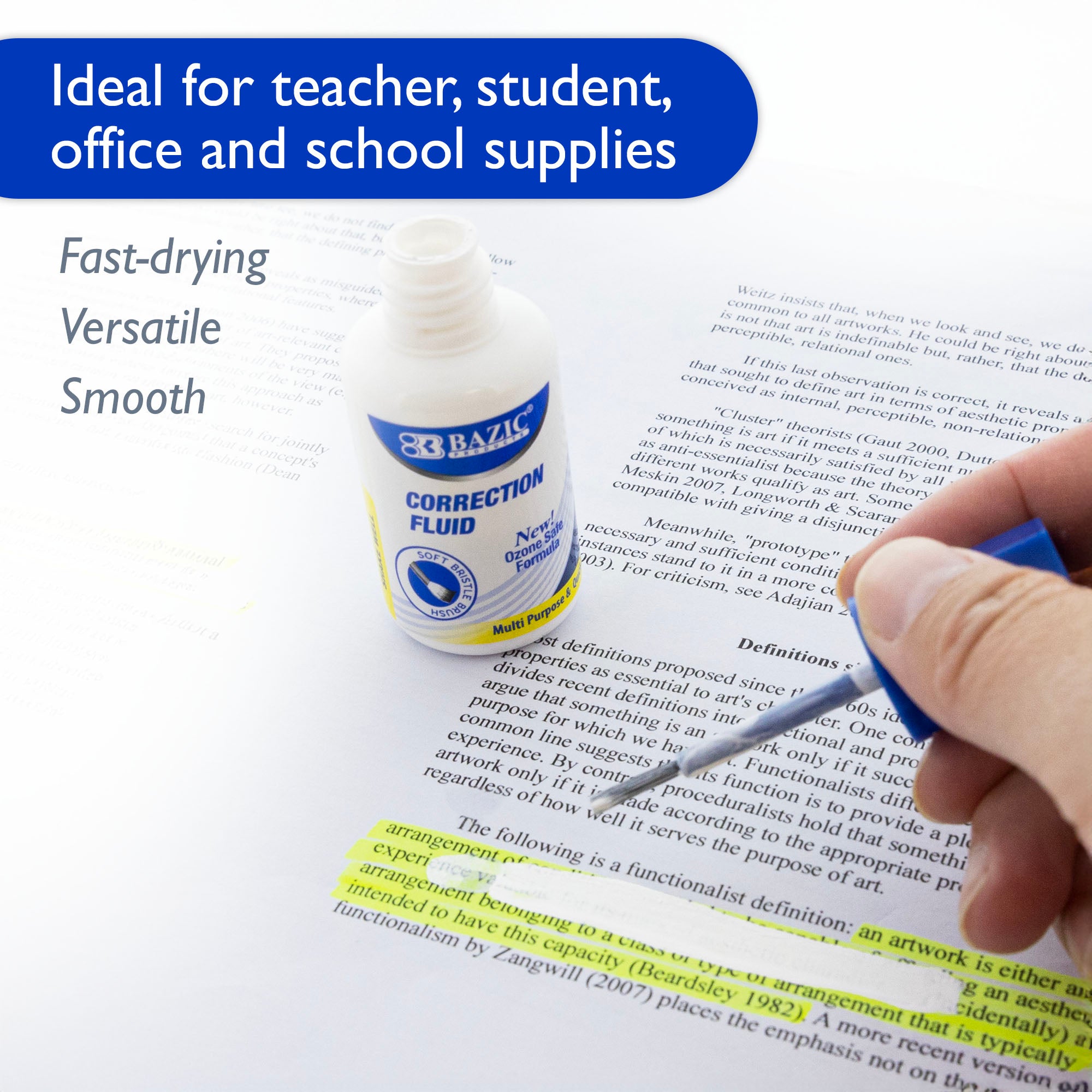 0.7 FL OZ (20 mL) Correction Fluid (2/Pack)