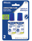 BAZIC 0.7 FL OZ (20 mL) Correction Fluid (2/Pack)