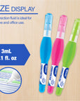 0.1 FL OZ (3 mL) Metal Tip Mini Correction Pen (3/Pack)
