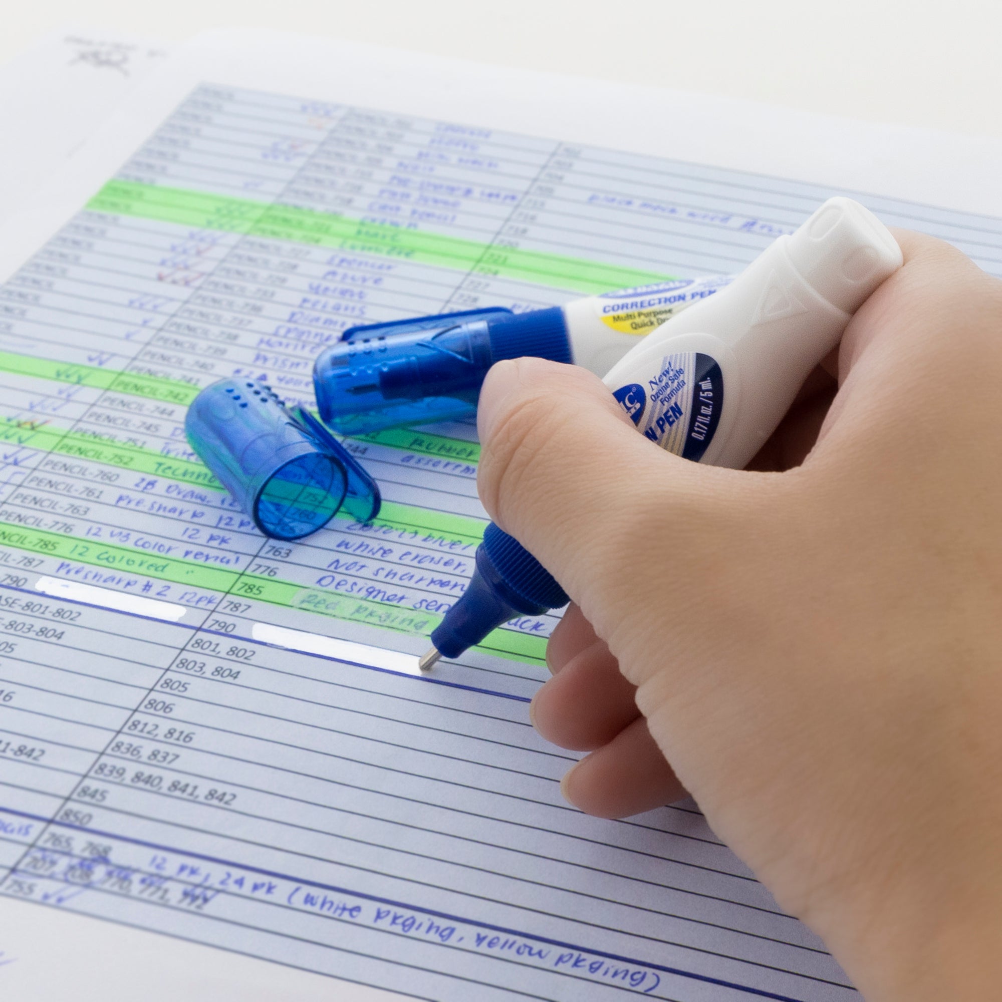 0.17 FL OZ (5 mL) Metal Tip Mini Correction Pen (2/Pack)