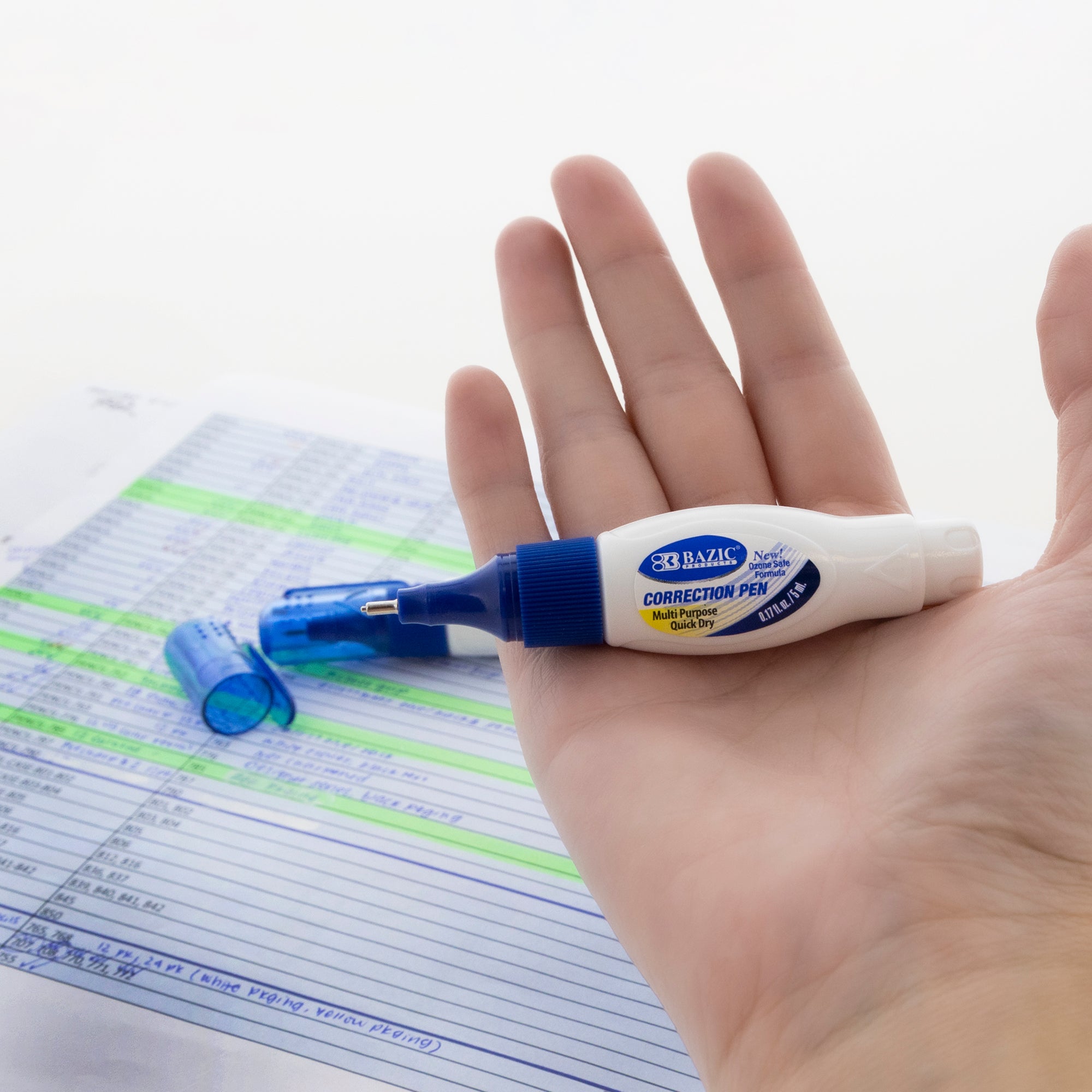 0.17 FL OZ (5 mL) Metal Tip Mini Correction Pen (2/Pack)