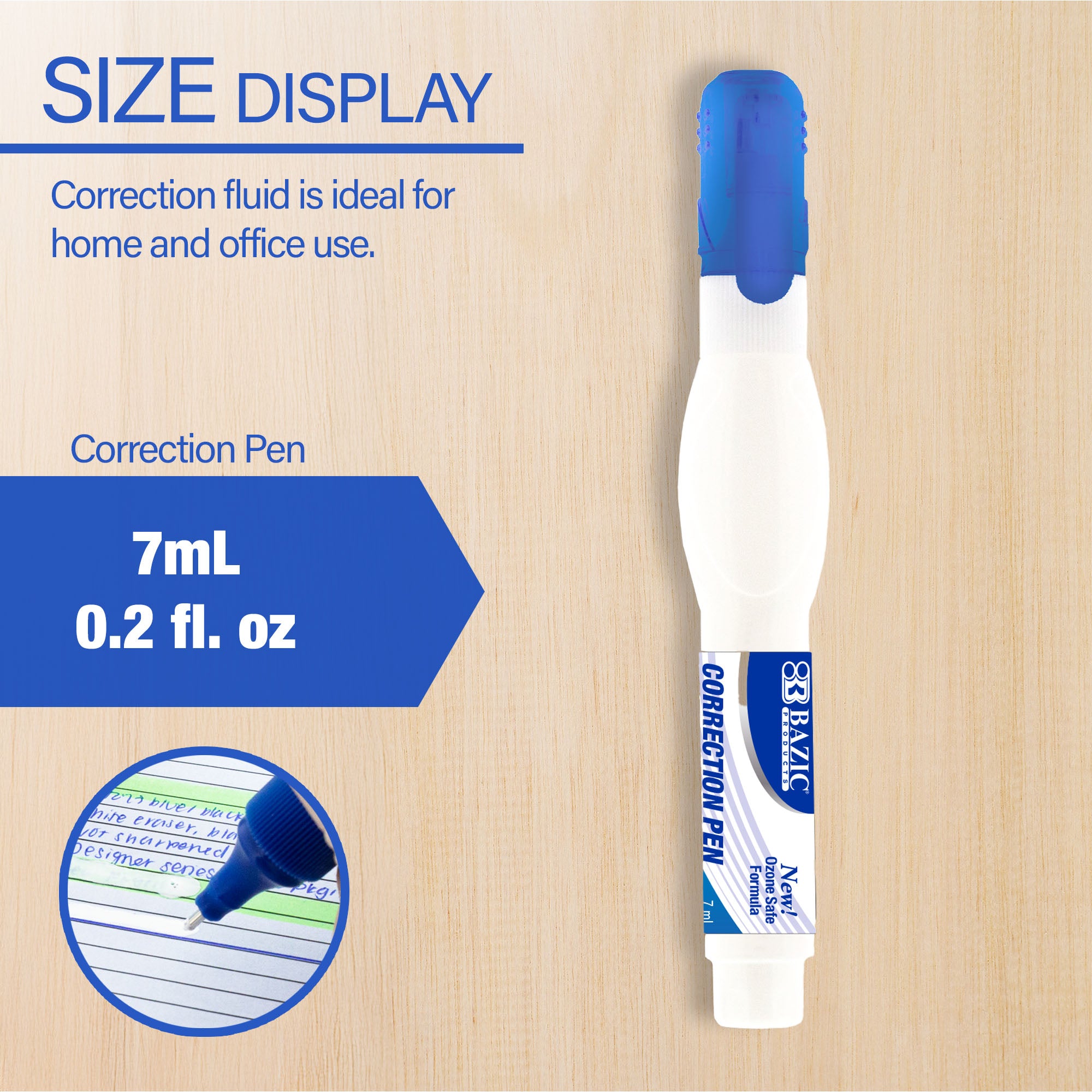 0.2 FL OZ (7 mL) Metal Tip Correction Pen (2/Pack)