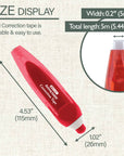 Correction Tape Retractable 5 mm x 196"