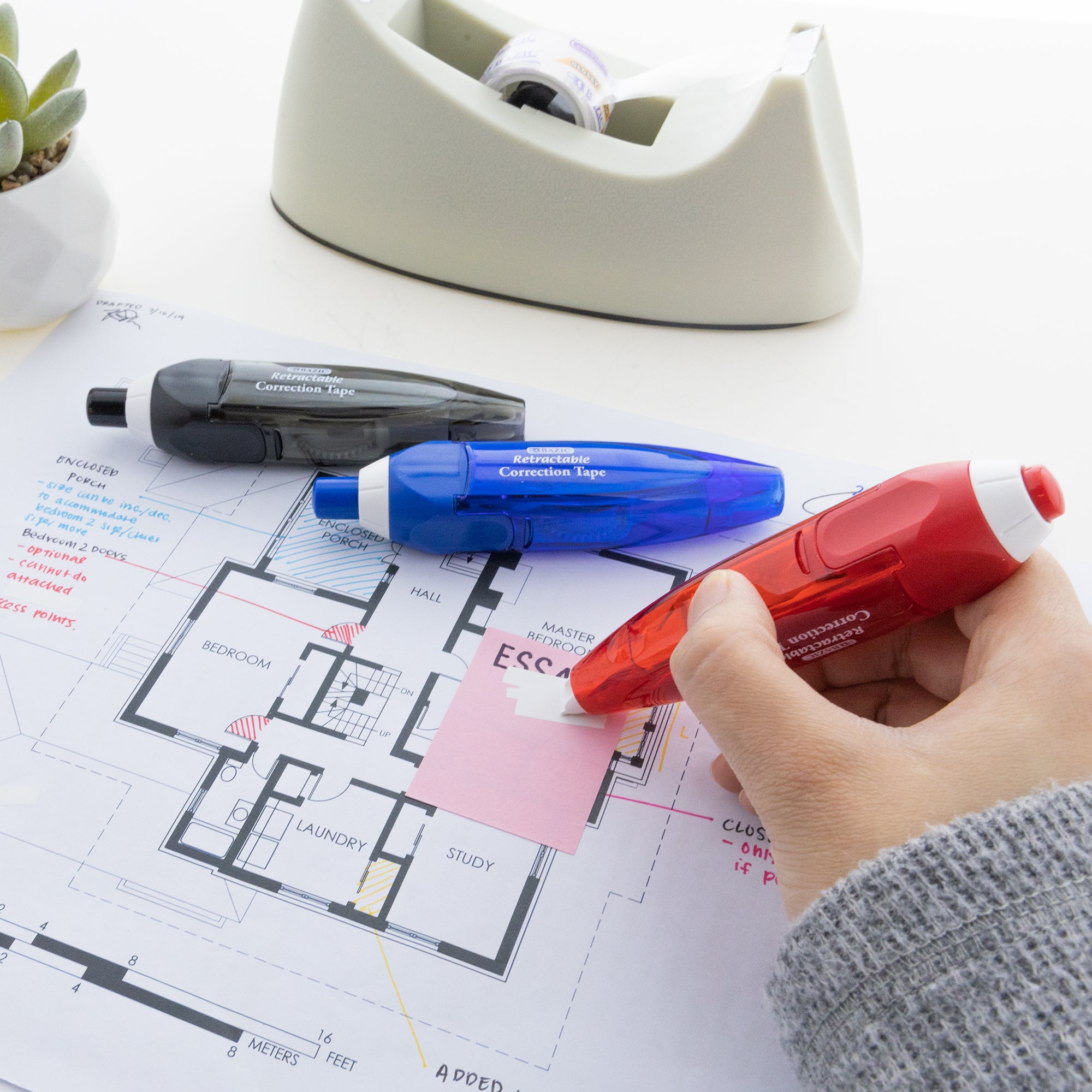 5 mm x 196" Retractable Correction Tape