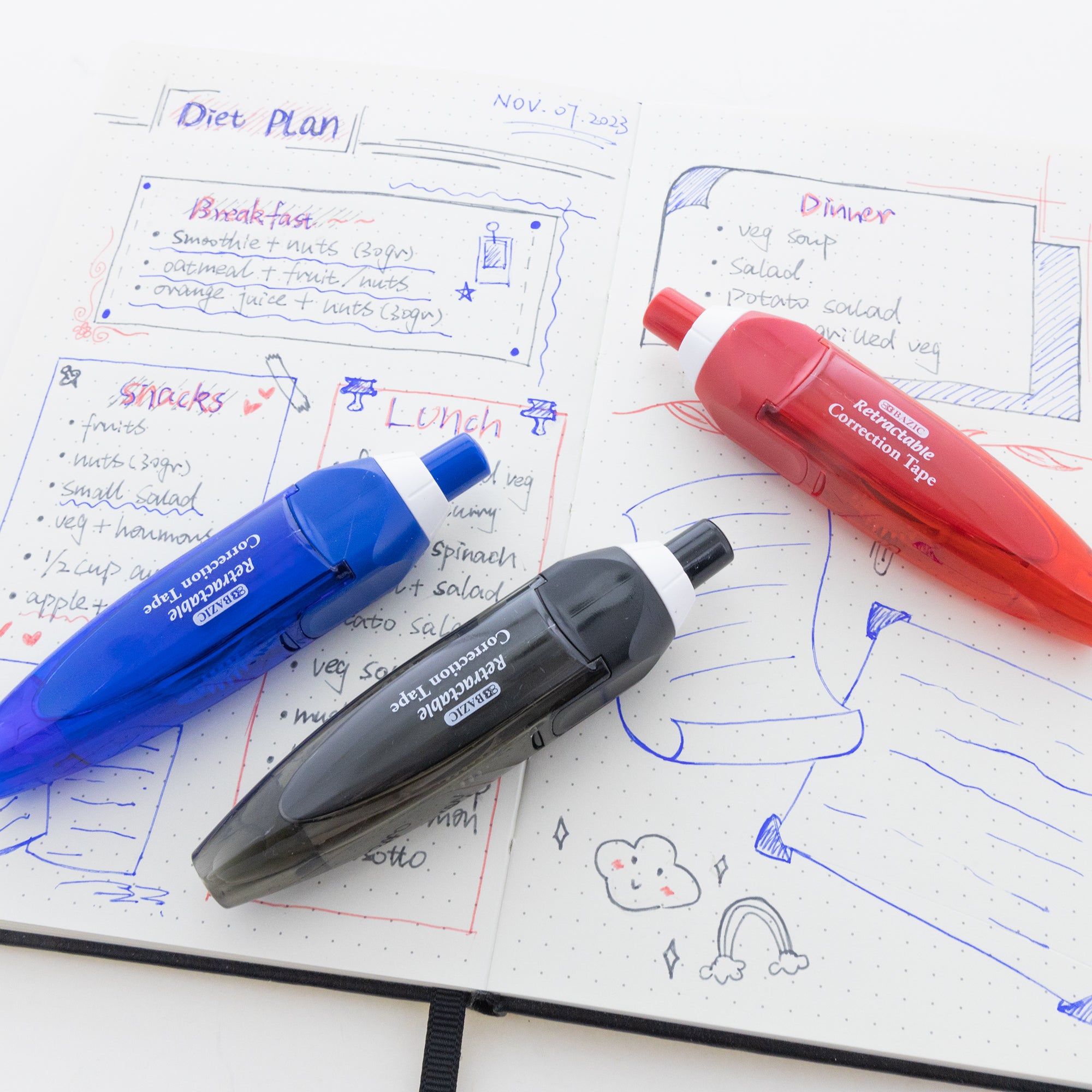 5 mm x 196" Retractable Correction Tape