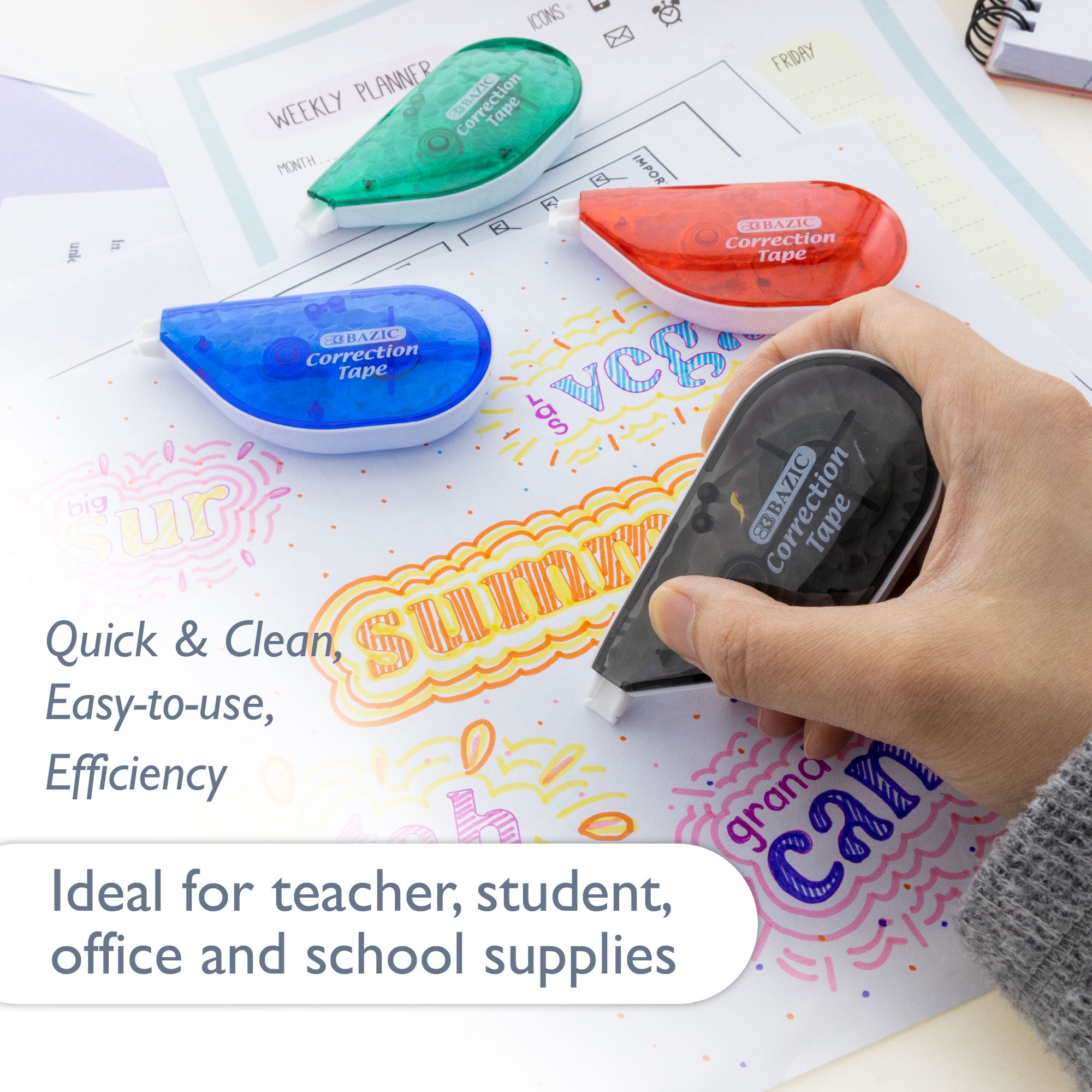 Crystal 5 mm x 236" Correction Tape